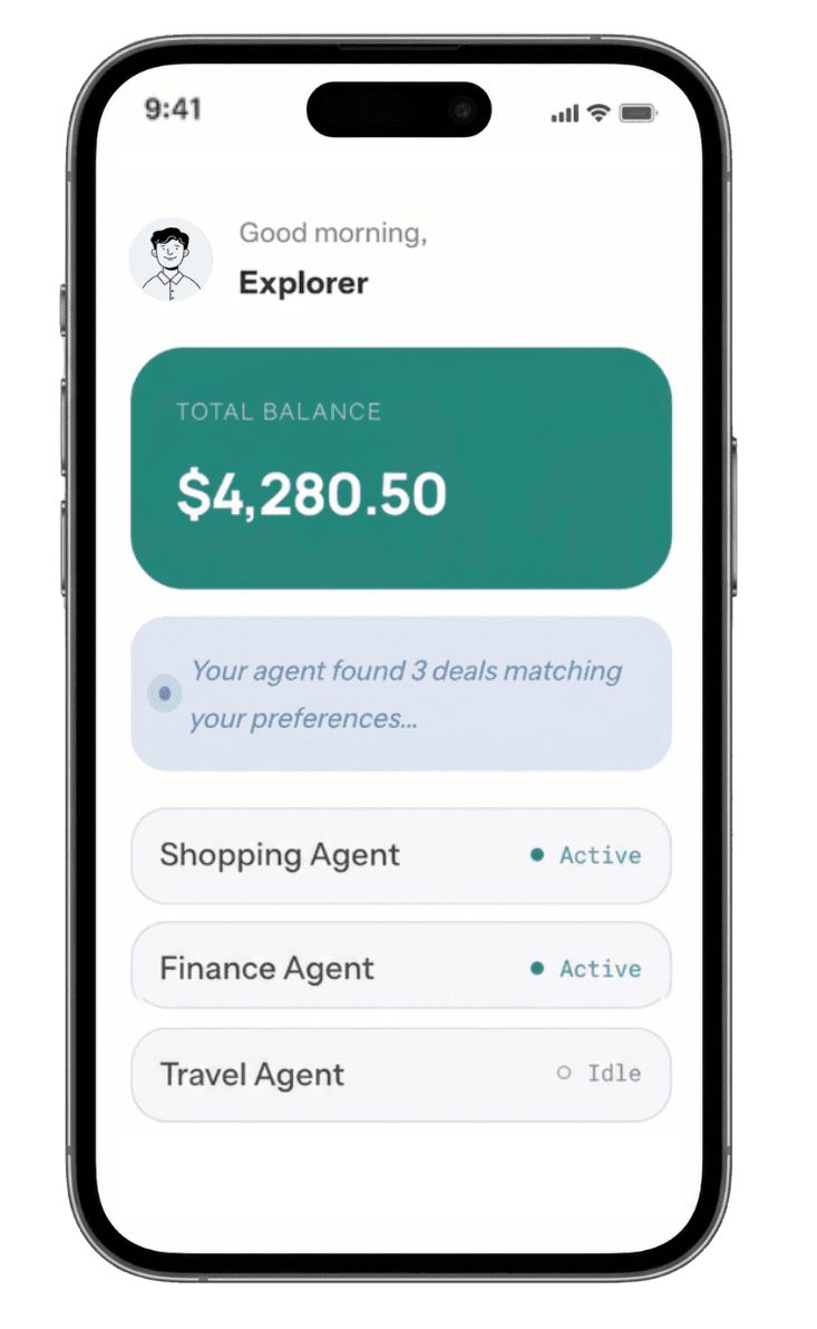 Kalki Agent Wallet app preview